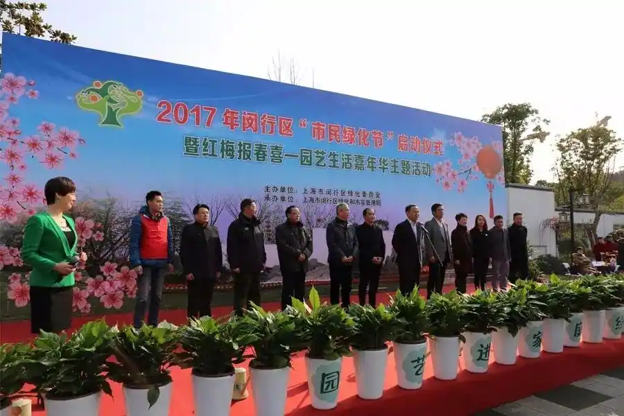 早春二月 十五棵'虹迪树木'落户莘庄梅园
